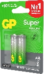 Алкалиновые батарейки GP Super Alkaline G-Tech 15А АA - 2 шт. на блистере, вид 14