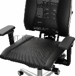 Кресло руководителя Метта Yoga 4DT B2-15D - YM93+Infinity+carbon черный сетка/кожа с подголов. крестов. алюминий хром (комплект 1 шт), вид 20