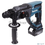 Перфоратор Makita DHR202RF, SDS-plus, 18 В, 1.9 Дж, от аккумулятора