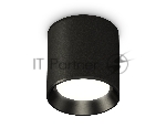 Светильник Ambrella Light XS6302002 SBK/PBK черный песок/черный полированный MR16 GU5.3 (C6302, N6103)
