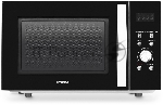 Микроволновая печь Hyundai HYM-D2078 черный/серебристый, 23 л, 800 Вт, переключатели - кнопки, поворотный механизм