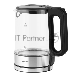 Электрочайник Centek CT-0032 прозрачный, 1.7 л, 2200 Вт, скрытый нагревательный элемент
