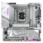 Материнская плата GIGABYTE Z890M AORUS ELITE WIFI7 ICE, LGA1851, Intel Z890, 4xDDR5, 4xSATA, 3xM.2, 1xPCIe 5.0 x16, DisplayPort, USB Type-C, 1x2.5Gb LAN, 2x3.5 мм, 7.1, microATX