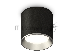 Светильник Ambrella Light XS6302003 SBK/PSL черный песок/серебро полированное MR16 GU5.3 (C6302, N6104)