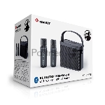 Переносная караоке система TRS2404 iconBIT K802B Колонка 10Вт, 2 микрофона Bluetooth, аккумулятор в колонке 3000mAh и микрофонах, 22.3*9.6*15.7CM/16*10*20.2CM, черный, вид 4
