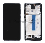 Дисплей (модуль) для Samsung Galaxy A73 SM-A736B в сборе с тачскрином и рамкой TFT белый