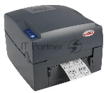 Принтер этикеток термотрансферный Godex TT G500UES, 203 dpi, 127 мм/сек, USB, RS-232, Ethernet, серый