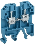 Клемма винтовая КВИ-4 кв.мм синяя IEK YZN30-004-K07