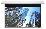 Встраиваемый экран с электроприводом Lumien Master Recessed Control 128х221 см (раб.область 120х213 см) (96") Matte White черная кайма по периметру, черная кайма сверху 53 см, триггер, RS232, IR, RF управл. в комплекте, цвет корпуса белый 16:9