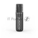 Переносная караоке система TRS2404 iconBIT K802B Колонка 10Вт, 2 микрофона Bluetooth, аккумулятор в колонке 3000mAh и микрофонах, 22.3*9.6*15.7CM/16*10*20.2CM, черный, вид 5