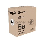 Кабель витая пара Rexant U/UTP, cat.5e, PVC, 4PR, 24AWG, INDOOR, SOLID, серый, 305м, серия LIGHT