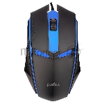 Мышь проводная оптическая Perfeo "FACE", 3 кн, USB, черный, GAME DESIGN, 7 цв. подсветка, 1000 DPI