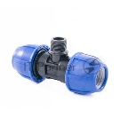 Тройник компрессионный PN16 d20 для ПЭ труб RTP 14698