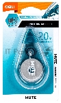 Лента корректирующая Deli Mute EH361 20мх5мм, ассорти, корпус, блистер, вид 6