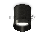 Светильник Ambrella Light XS6302021 SBK/PBK черный песок/черный полированный MR16 GU5.3 (C6302, N6131)
