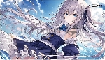 Коврик для мыши Cactus Anime blue 700x400x3мм