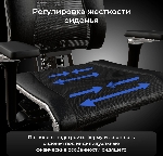 Кресло руководителя Метта Yoga 4DT B2-15D - YM93+Infinity+carbon черный сетка/кожа с подголов. крестов. алюминий хром (комплект 1 шт), вид 14
