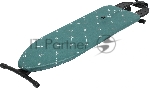 Гладильная доска Ника Haushalt P 120x40см рег.высот. черный/рисунок (HP1T/BE), вид 2
