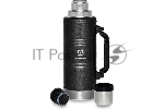 Термос Арктика 106-2200Р черный, узкое горло 2,2 л + ручка Узкое горло, 2,2 л, американский дизайн, ударопрочное, износостойкое покрытие "молотковая эмаль", холод/тепло 48ч