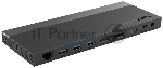 Док-станция WAVLINK WL-UMD01R Pro, USB Type-C, USB3.0/USB-C/DP/HDMI/Gigabit LAN/Audio In/Out/SD/Micro SD, Power Adapter