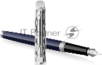 Ручка перьевая Waterman Hemisphere L`Essence du Bleu (CW2166467) LaqBlue CT F сталь нержавеющая подар.кор.
