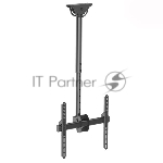 Кронштейн для телевизора Arm Media LCD-1800 черный 26"-65" макс.55кг потолочный поворот и наклон