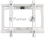 Кронштейн Kromax IDEAL-5 White, 15"-47", max 40 кг, настенный, VESA 200x200 мм, тонкий профиль
