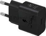 Сетевое зарядное устройство Samsung EP-T2510 25W Type-C черный + cable