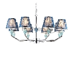 Люстра Ambrella light LH75063/8 CH/DB хром/темно синий E14/8 max 40W D870*810