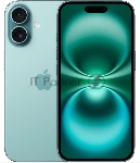 Смартфон Apple iPhone 16 A3287, 8/128Gb, бирюзовый
