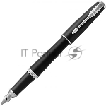 Ручка перьевая Parker Urban Core F309 (CW1931592) Muted Black CT F сталь нержавеющая подар.кор.