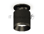 Светильник Ambrella Light XS7402062 SBK/PBK черный песок/черный полированный MR16 GU5.3 (N7926, C7402, N7031)
