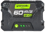 Аккумулятор Greenworks G60B2 (2918307)60В 2А·ч литий-ионный, вид 10