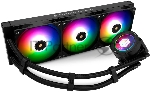 Система жидкостного охлаждения Thermalright Core Vision 360 (360mm, LED, Black, ARGB/Fans: 3x120mm, 72.37CFM, 27.7dBA, 2000RPM/Pump height 66mm, Rad thickness 27mm/S: 1700, 1200, 1851, 115X, 2011, 2066, AM5, AM4)