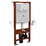 Инсталляция усиленная BAU IDEAL, клавиша BAU Strike, белая/хром