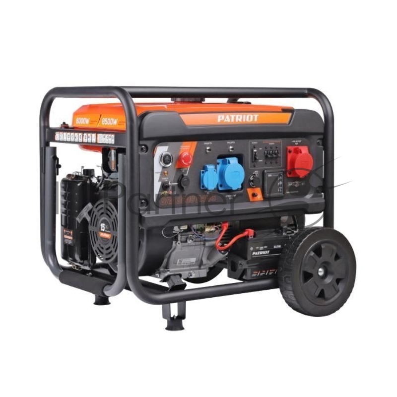 Электрогенератор бензиновый Patriot GRA 8500DAWS, 8.5 кВт, 75 дБ, 103 кг