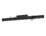 Трековый линейный светильник Ambrella light GL4515 BK черный IP20 24W 3CCT 3000-6000K SMART 48V 24° 435x22x25