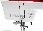 Швейная машина Janome 1522RD белый/красный, электромеханическая, вертикальный качающийся, 25 операций, петля автомат, вид 29