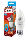 Лампа светодиодная LED-СВЕЧА-VC 8Вт 230В E27 4000К 720лм IN HOME 4690612020457