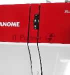 Швейная машина Janome 1522RD белый/красный, электромеханическая, вертикальный качающийся, 25 операций, петля автомат, вид 28