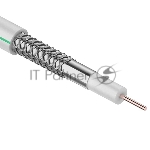 Кабель коаксиальный CAVEL SAT 703 B, Cu/Al/CuSn, 75%, 75 Ом, 7 метров, белый (цена за метр)