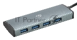 USB-концентратор Digma HUB-4U3.0-UC-G, USB-C, USB 3.0 4 порта, USB