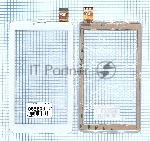 Сенсорное стекло (тачскрин) FPC-DP070002-F4 v00, белое