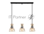 Светильник Ambrella light TR3404/3 BK/FGD/TI черный/золото/янтарь E27/3 max 60W 550*135*1000