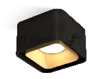Светильник Ambrella Light XS7833004 SBK/SGD черный песок/золото песок MR16 GU5.3 (C7833, N7704)