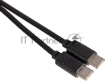 Кабель USB Type-C (m)-USB Type-C (m) 1м черный