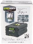 Аккумулятор Greenworks G60B2 (2918307)60В 2А·ч литий-ионный, вид 6