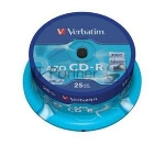 Диск CD-R Verbatim 700Mb 52x Cake Box (25шт) (43352), вид 2