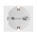 Розетка 1-м СП Viva 2мод. защ. шторки с заземл. бел. ДКС 45005
