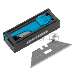 Лезвия Gross 79377, 19 мм, SK2 Black, трапециевидные, выдвижной пластиковый пенал, 10 шт.